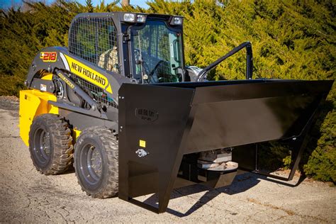 skid steer gravel spreader bucket|SKID.